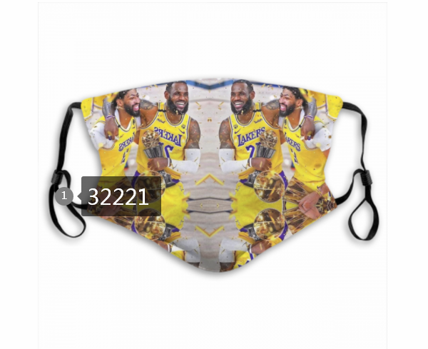 NBA 2020 Los Angeles Lakers3 Dust mask with filter